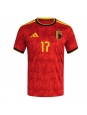 Moške Nogometnih dresov Belgija Charles De Ketelaere #17 Domači SP 2026 Kratki rokavi